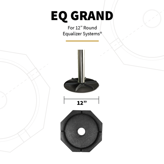 Sizing and compatibility info for EQ Grand permanent jack pad