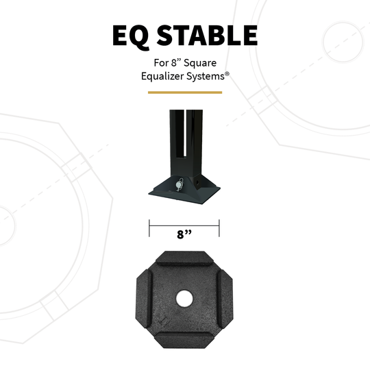 Sizing and compatibility info for EQ Stable permanent jack pad
